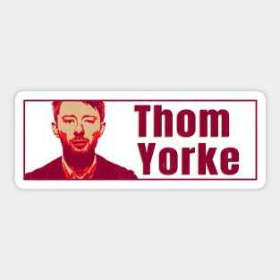 Thom Yorke - Radiohead | T - Shirt Sticker